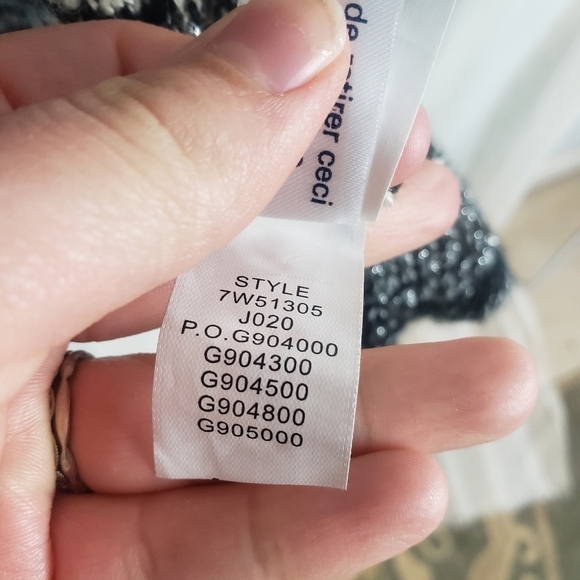 Lucky Brand‎ Aztec Blanket Cardigan Sweater Black Size Small - Picture 7 of 9